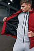 Чоловіча куртка демісезонна червона весна-осінь Memoru плащівка Розміри: S, M, L, XL, XXL (Повномірят), фото 5