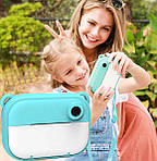 Дитячий цифровий фотоапарат миттєвого друку Wi-print YT03 Blue. Фотоапарат принтер Wi-print, фото 2