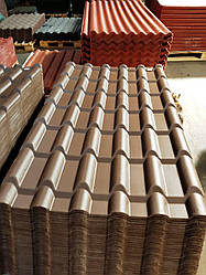 Керамопласт покрівельний матеріал Черепиця 1460*890*38 мм