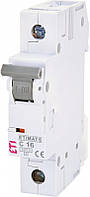 Автоматичний вимикач ETIMAT 6 1p С 16А (6 kA) ETI, 2141516 модульний автомат однополюсний