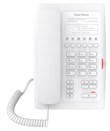 IP-телефон з Wi-Fi для готелю Fanvil H3W білий, фото 3