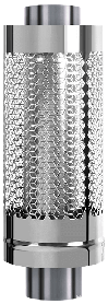 Сітка для каменів на трубу 580 мм O 115/200 мм для лазні та сауни