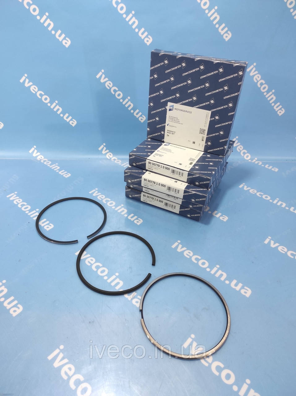 Комплект поршневих кілець Iveco Stralis Івеко Страліс Cursor 800077910000 2996143 08-434100-00 125 мм STD