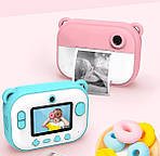 Дитячий цифровий фотоапарат миттєвого друку Wi-print YT03 Pink. Фотоапарат принтер Wi-print, фото 2