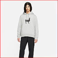 Мужская толстовка худи NIKE SB Fleece Skate Hoodie ОРИГИНАЛ (размер M) серая