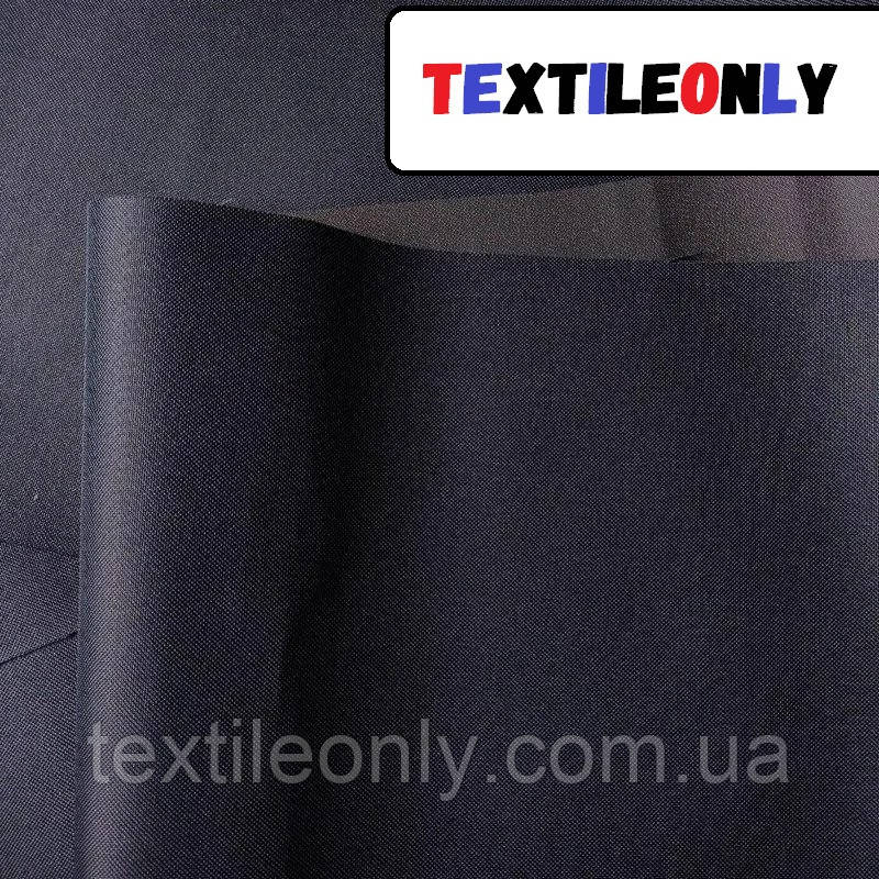 Тканина оксфорд 600D PVC-D (ПВХ-Д) 5x5 колір темний графіт