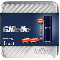 Набор Gillette Fusion5 (станок + 5 кассет + гель 75)
