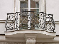 Кованое балконное ограждение, код:02052