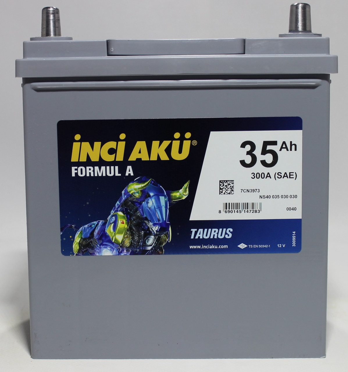 Акумулятор Inci Aku Formula 35Ah/300A L+ (Азія) NS40 035 030 131 Автомобільний (Інджі Акю) АКБ Туреччина НДС