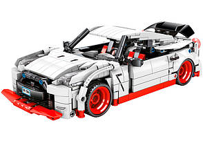 Конструктор Limo Toy Перегоновий автомобіль Nissan GTR TurboCars 816 деталей KB 154, фото 3