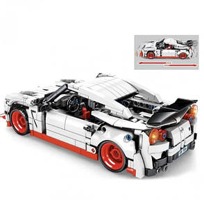 Конструктор Limo Toy Перегоновий автомобіль Nissan GTR TurboCars 816 деталей KB 154, фото 4