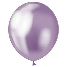 Латексна кулька хром фіолетовий 12"/30см Mirror Purple Kalisan