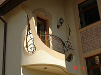 Кованое балконное ограждение, код:02063