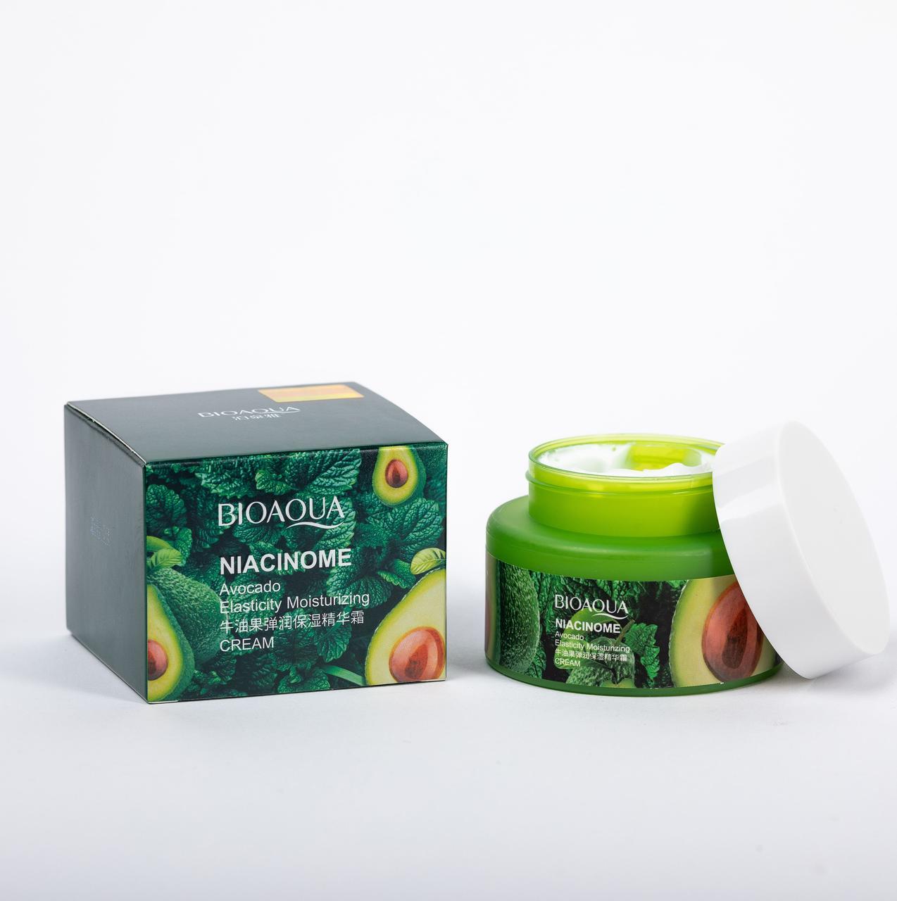 Живильний крем для обличчя BIOAQUA Niacinome Avocado Elasticity Moisturizing Cream з екстрактом авокадо 50 мл