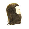 Манекен навчальний з натуральним волоссям та бородою “Каштан” 520/A-1, фото 2