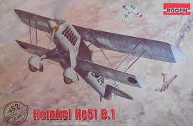 Биплан  HE-51.B.1.      1\48      RODEH