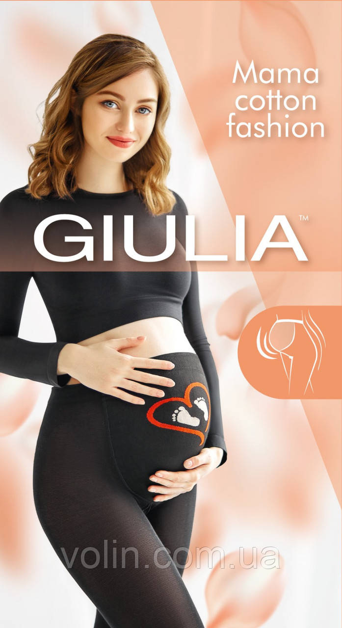 Колготки для беременных Giulia Mama Cotton Fashion 150. 3 - фото 1 - id-p1473999005