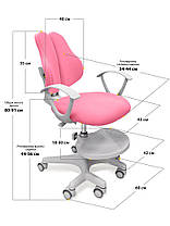Evo-Kids Mio-2 | Ортопедичні дитячі крісла для школярів, фото 3