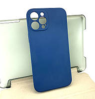 Чехол на iPhone 12 Pro Max накладка бампер противоударный Avantis Full силиконовый синий