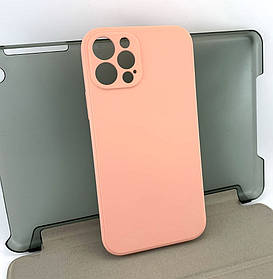 Чохол на iPhone 12 Pro накладка на бампер протиударний Avantis Full Case силиконовій рожевий