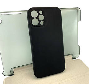 Чохол на iPhone 12 Pro накладка на бампер протиударний Avantis Full Case силиконовій чорний