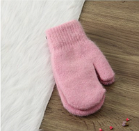 Жіночі рукавички рукавиці рукавиці зимові вовняні рожевий