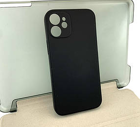 Чохол на iPhone 12 Mini накладка на бампер протиударний Avantis Full силіконовий чорний