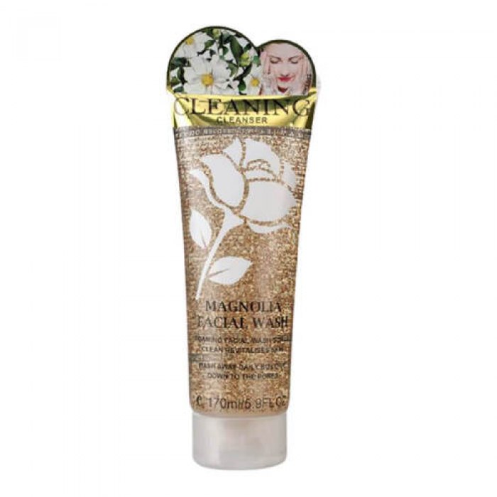 Гель-скраб для вмивання Wokali Magnolia Foaming Facial Wash Scrub WKL592 170 мл, фото 1