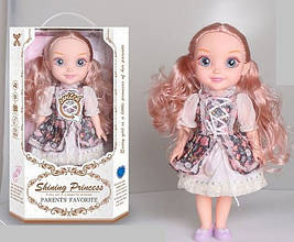 Лялька зі звуком і світлом з великими очима, довгим волоссям, в комплекті гребінець YL 005 A-1
