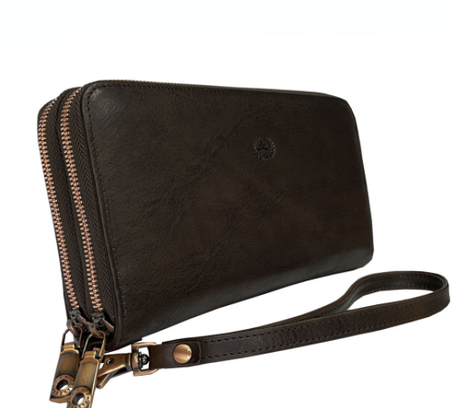 Сумка-клатч шкіряна Tony Perotti Vintage 3668+RFID moro коричневий, фото 1