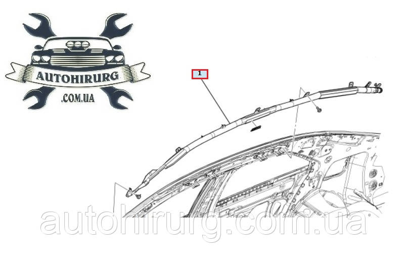 Подушка безпеки AirBag Cadillac ATS 23492583 / 23492584