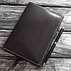 Щоденник А6 чорний шкіряний 2021 рік натуральна шкіра шкіра, фото 10