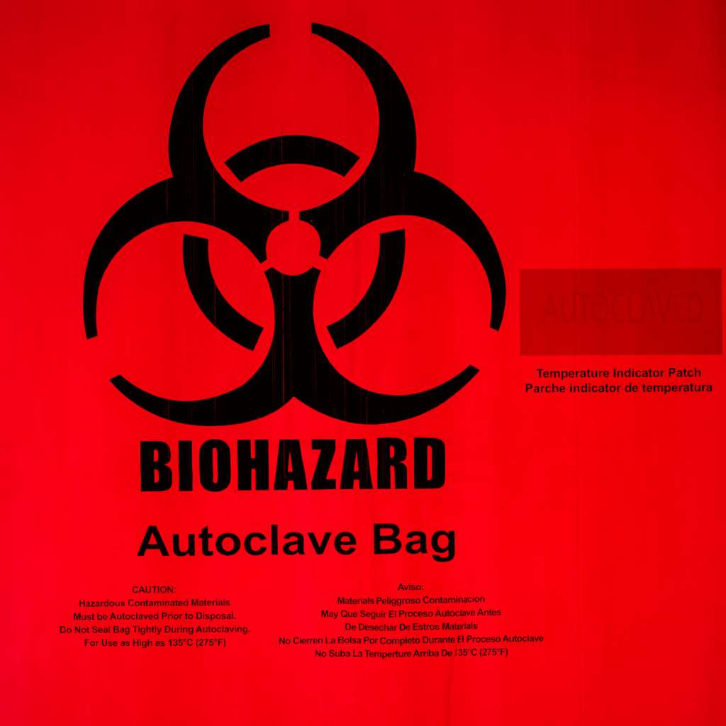 Пакет для автоклавування при температурі 134°C, з індикатором стерилізації, розмір 640х760 мм