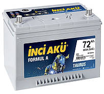 Акумулятор Inci Aku Formula 72Ah/600A R+ (Азія) D26 072 060 017 Автомобільний (Інджі Акю) АКБ Туреччина НДС