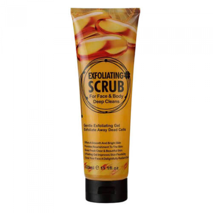 Скраб для обличчя і тіла Wokali Collagen Face and Body Exfoliating Scrub WKL586 320 мл