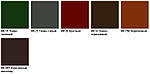 Металочерепиця MONTERREY - RUUKKI 20 Matt (PEMA -Polyester Matt) 0,45 мм кольори групи Extra Фінляндія, фото 3