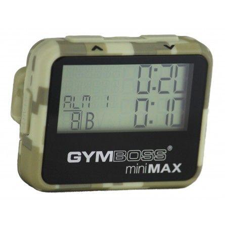 Інтервалний секундомір Gymboss Mini Max 25 інтервалів*99 раундів камуфляж