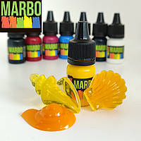 Жовтий барвник для поліуретанів і смол Marbo Марбо RAL 1003,теплий жовтий. Уп-ка на вибір 50 г