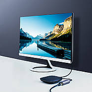 Зовнішній мережевий адаптер Ugreen USB to RJ45 Ethernet Gigabit Adapter Aluminum Case (сірий) CM209, фото 2