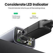 Зовнішній мережевий адаптер Ugreen USB to RJ45 Ethernet Gigabit Adapter Aluminum Case (сірий) CM209, фото 9