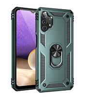 Чехол Armor для Samsung A52 / A525F противний з кільцем оливкової