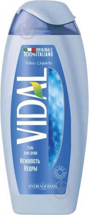 Гель для душа "Ніжність пудри" Vidal Talco Liguido, 500 ml, фото 1