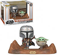 Фигурка Funko Pop! Moment Star Wars: Mandalorian and The Child Мандалорец Фанко Звёздные войны