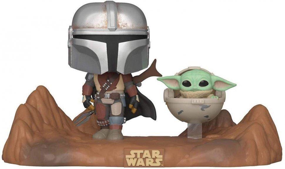 Фигурка Funko Pop! Moment Star Wars: Mandalorian and The Child Мандалорец Фанко Звёздные войны - фото 3 - id-p1474098173