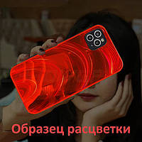 Радужный зеркальный чехол для Xiaomi Poco M3 Red