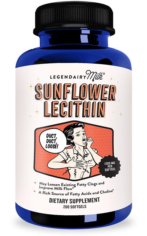Legendairy Milk Sunflower Lecithin Organic / Органічний лецитин з соняшнику 1200мг 200 капсул BX718