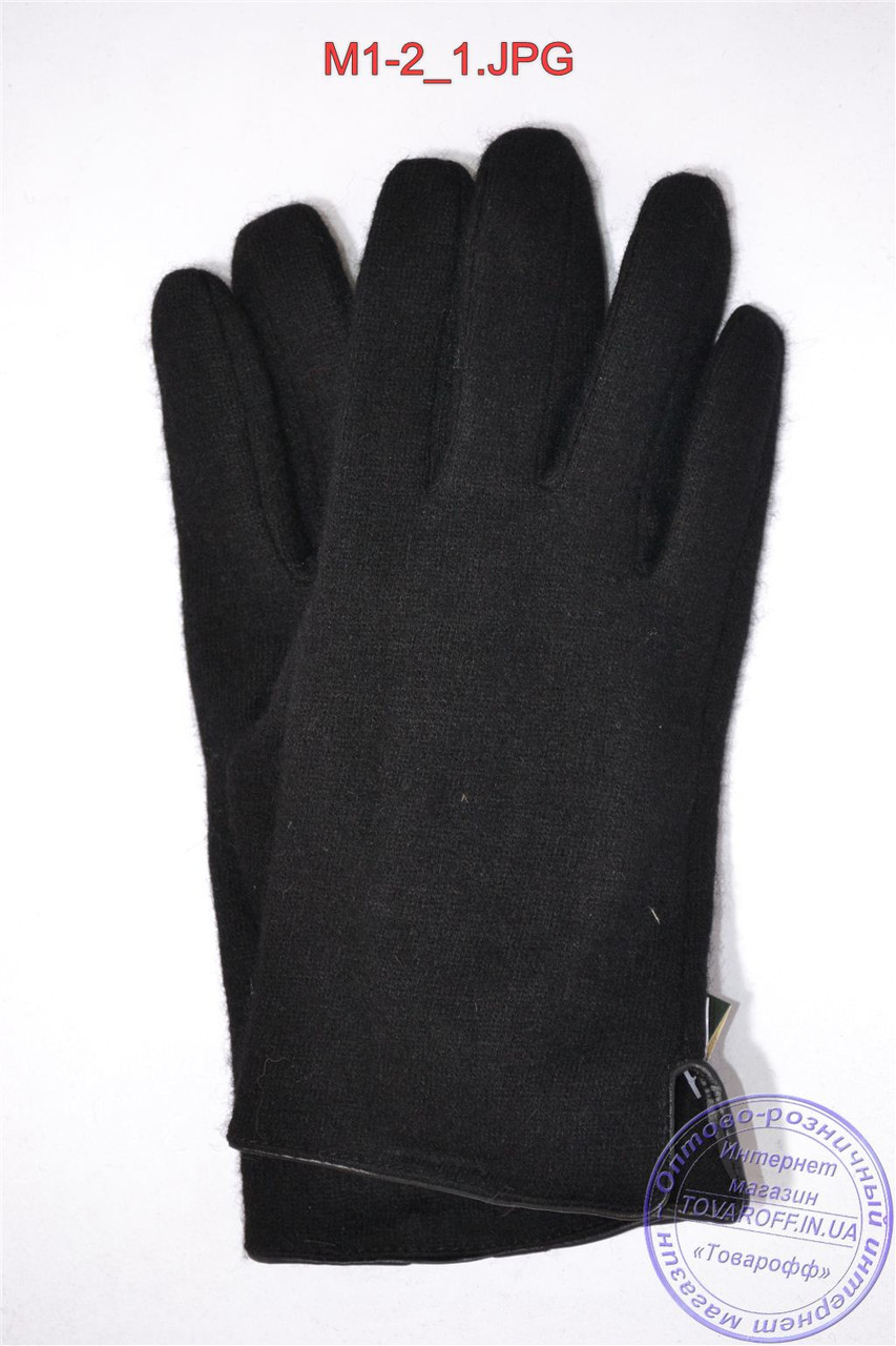 Чоловічі кашемірові рукавички без підкладки - M1-2