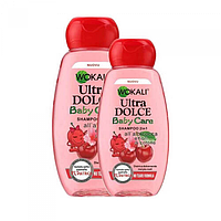 Дитячий шампунь Wokali Ultra Dolce Shampoo Baby Care вишня 2в1 WKL189 220 мл