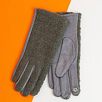Женские перчатки для сенсорных телефонов (арт. 20-1-68) серый