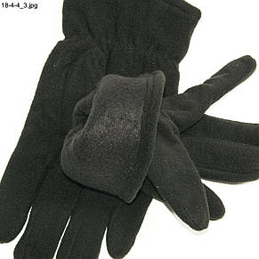 Подвійні чоловічі флісові рукавички - №18-4-4, фото 2